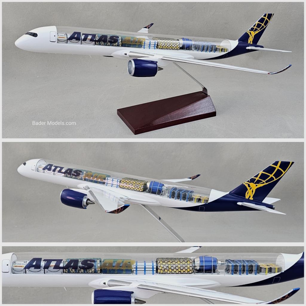 Atlas Air - A350F - (1:144) - 180° Clear Top